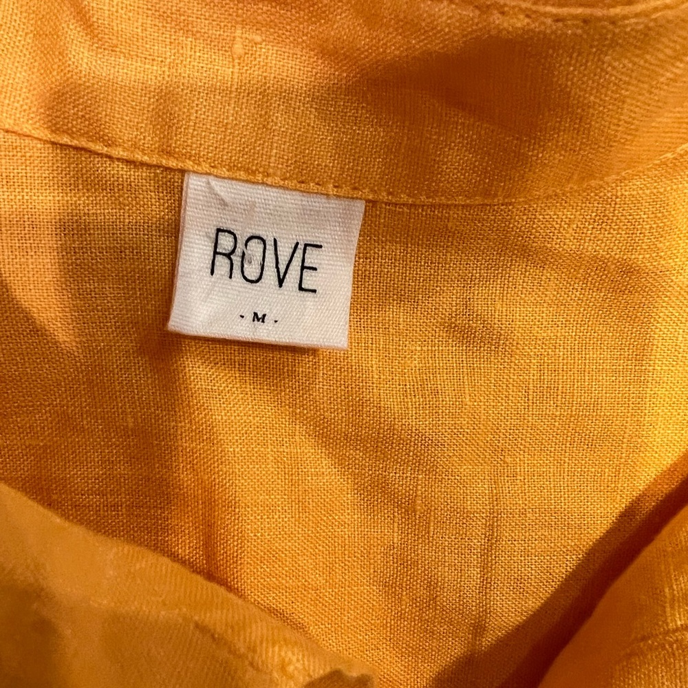 ROVE Summer linen Shirt Dress-NWOT - Picture 6 of 12